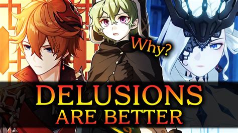 Delusion genshin - You charge at Scaramouche in a rage, but he has come prepared — his trap activates before you can even act, and you fall unconscious... #2. Search for the place where the Delusions are being made. #3. Enter the Delusion …